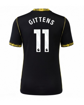 Chelsea Jamie Gittens #11 Maglia Gara Trasferta Repliche 2026-27 Donna Maniche Corte Chelsea Jamie Gittens #11 Maglia Gara Trasferta Repliche 2026-27 Donna Maniche Corte